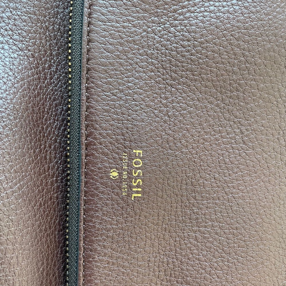 Fossil Leather Crossbody/Messenger bag